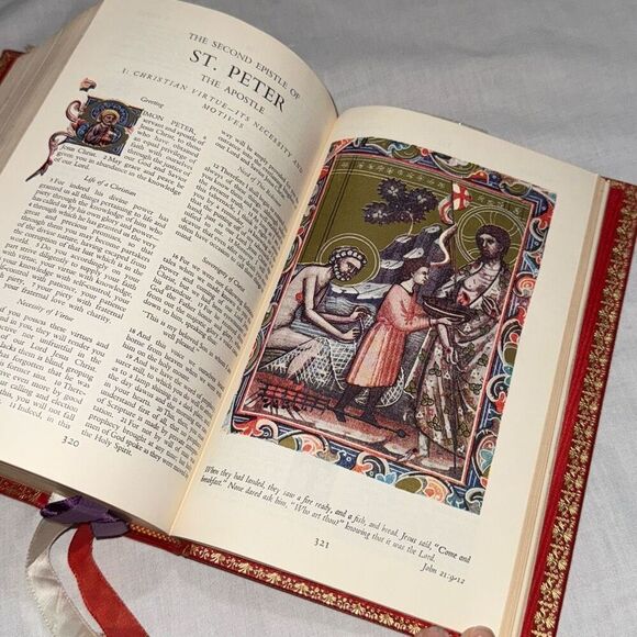 Catholic Family Edition of The Holy Bible 1953 John J Crawley - Picture 12 of 13